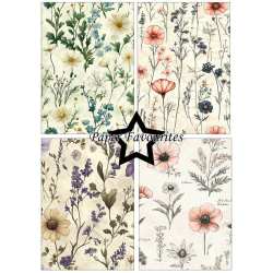Paper Favourites - Blok A5 - Wild Flower / Wilde Blomster