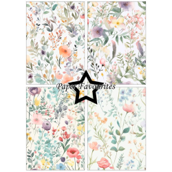 Paper Favourites - Blok A5 - Spring Flowers / Forrsblomster