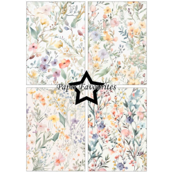 Paper Favourites - Blok A5 - Spring Flowers / Forrsblomster