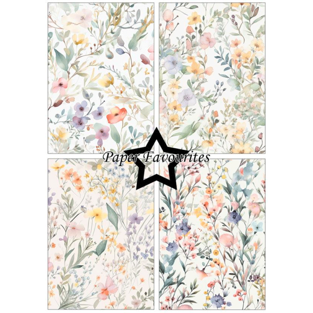 Paper Favourites - Blok A5 - Spring Flowers / Forrsblomster