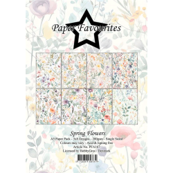 Paper Favourites - Blok A5 - Spring Flowers / Forrsblomster
