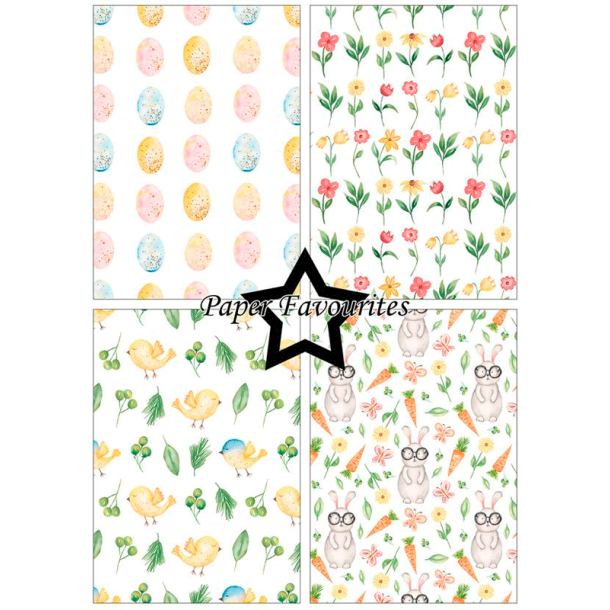 Paper Favourites - Blok A5 - Watercolour Easter / Akvarel Pske
