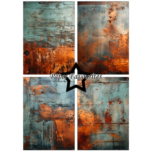 Paper Favourites - Blok A5 - Rusty Copper