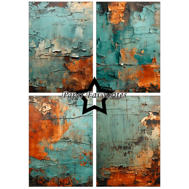 Paper Favourites - Blok A5 - Rusty Copper