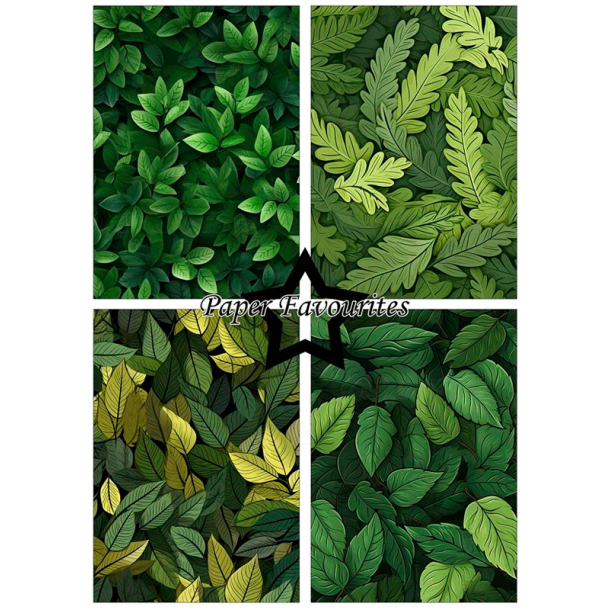 Paper Favourites - Blok A5 - Forest Leaves / Blade i skoven