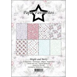 Paper Favourites - Blok A5 - Bright and Berry / Lyse Br
