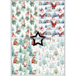 Paper Favourites - Blok A5 - Christmas Scenes / Julescener