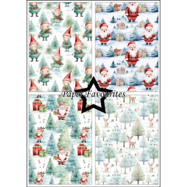 Paper Favourites - Blok A5 - Christmas Scenes / Julescener