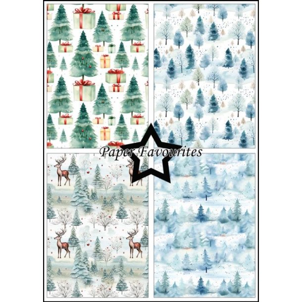 Paper Favourites - Blok A5 - Christmas Scenes / Julescener