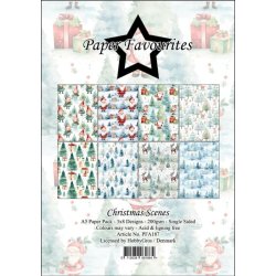 Paper Favourites - Blok A5 - Christmas Scenes / Julescener
