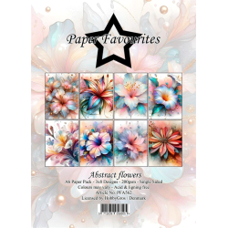 Paper Favourites - Blok A6 - Abstract flowers / Abstrakte blomster