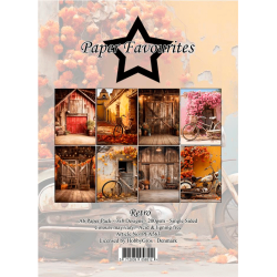 Paper Favourites - Blok A6 - Retro
