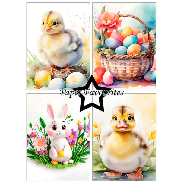 Paper Favourites - Blok A6 - Cute Easter / Sd pske