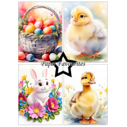 Paper Favourites - Blok A6 - Cute Easter / Sd pske