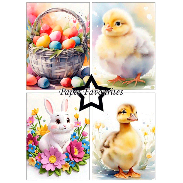 Paper Favourites - Blok A6 - Cute Easter / Sd pske
