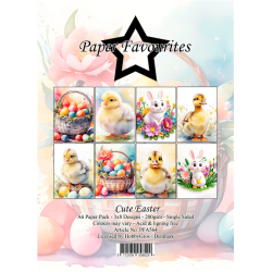 Paper Favourites - Blok A6 - Cute Easter / Sd pske