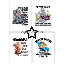 Paper Favourites - Blok A6 - Funny Quotes #1 / Sjove citater #1