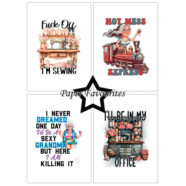 Paper Favourites - Blok A6 - Funny Quotes #2 / Sjove citater #2