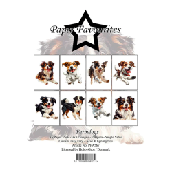Paper Favourites - Blok A6 - Farmdogs / Grdhunde