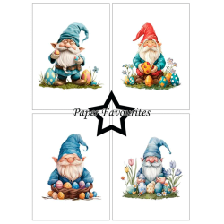 Paper Favourites - Blok A6 - Easter Gnomes / Pskegnomer