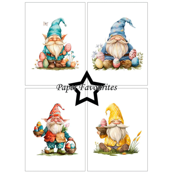Paper Favourites - Blok A6 - Easter Gnomes / Pskegnomer