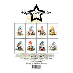 Paper Favourites - Blok A6 - Easter Gnomes / Pskegnomer