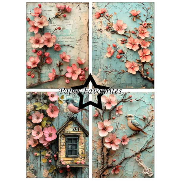 Paper Favourites - Blok A6 - Flower Journal