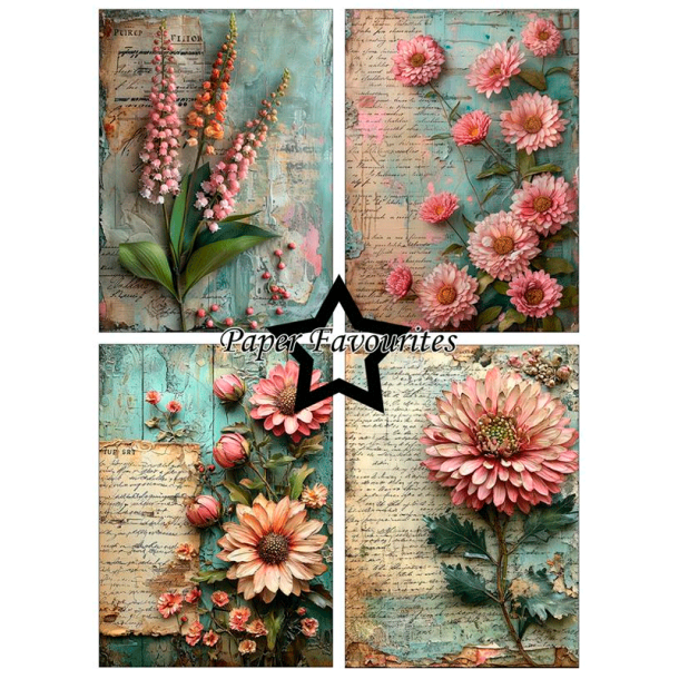 Paper Favourites - Blok A6 - Flower Journal