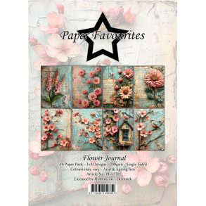 Paper Favourites - Blok A6 - Flower Journal