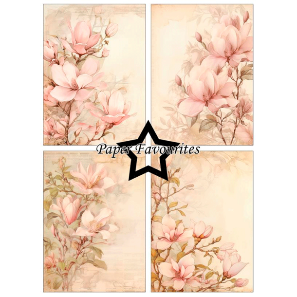 Paper Favourites - Blok A6 - Pink Magnolia