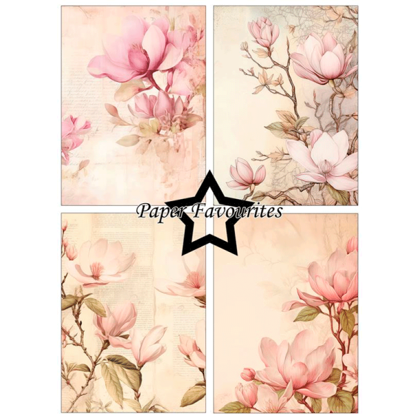 Paper Favourites - Blok A6 - Pink Magnolia