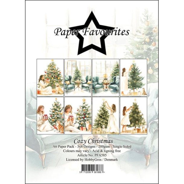 Paper Favourites - Blok A6 - Cozy Christmas / Hyggelig jul