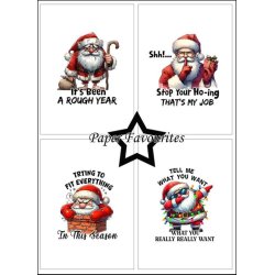Paper Favourites - Blok A6 - Sarcastic Santa / Sarkastisk julemand