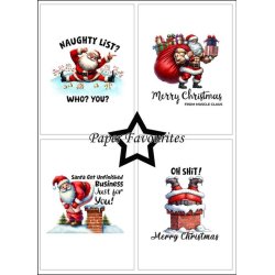 Paper Favourites - Blok A6 - Sarcastic Santa / Sarkastisk julemand