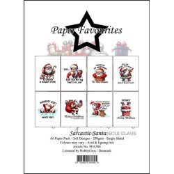 Paper Favourites - Blok A6 - Sarcastic Santa / Sarkastisk julemand
