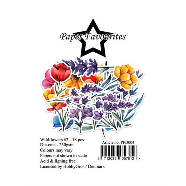 Paper Favourites - Die-Cuts - Wildflowers / Vilde blomster #2