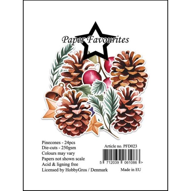 Paper Favourites - Die-Cuts - Pinecones / Fyrrekogler