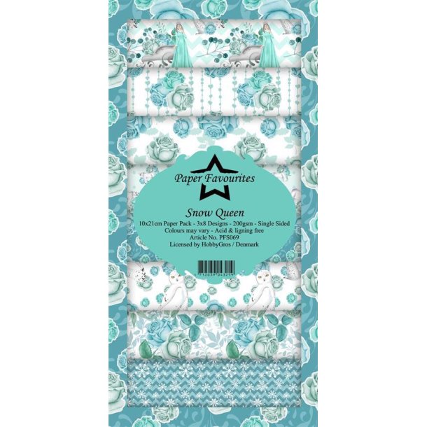Paper Favourites - Blok Slim Card - Snow Queen / Snedronning