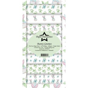 Paper Favourites - Blok Slim Card - Bunny Gnomes