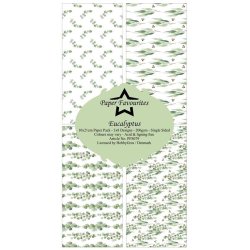 Paper Favourites - Blok Slim Card - Eucalyptus / Eukalyptus