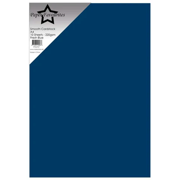 Paper Favourites - Smooth - 220g - A4 - Fresh Blue