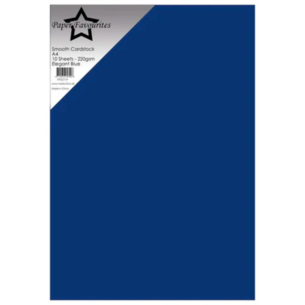 Paper Favourites - Smooth - 220g - A4 - Elegant Blue