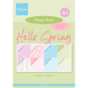 Marianne Design - Blok A4 - Hello Spring / For�r