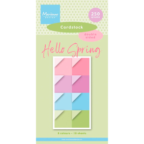 Marianne Design - Blok 15x30cm - Hello Spring / For�r