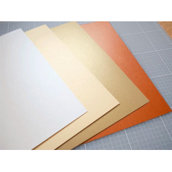 Marianne Design - Blok A5 - Earth tones - Shimmer / Jordtoner med glans