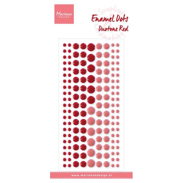 Marianne Design - Enamel Dots - Duotone Red / Rd