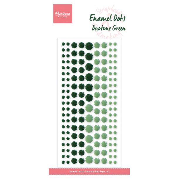 Marianne Design - Enamel Dots - Duotone Green / Grn