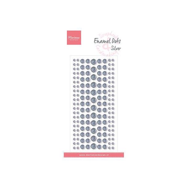 Marianne Design - Glitter Enamel Dots - Silver / Slv