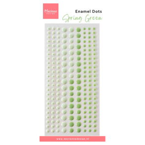 Marianne Design - Enamel Dots - Duotone Spring Green / For�rsgr�n