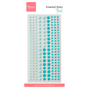 Marianne Design - Enamel Dots - Duotone Teal / Bl�gr�n